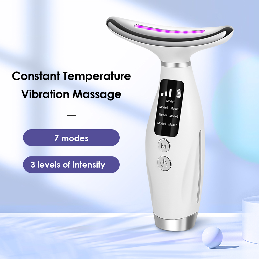 Skincare Glowing - 7 Colors LED Lights Face Neck