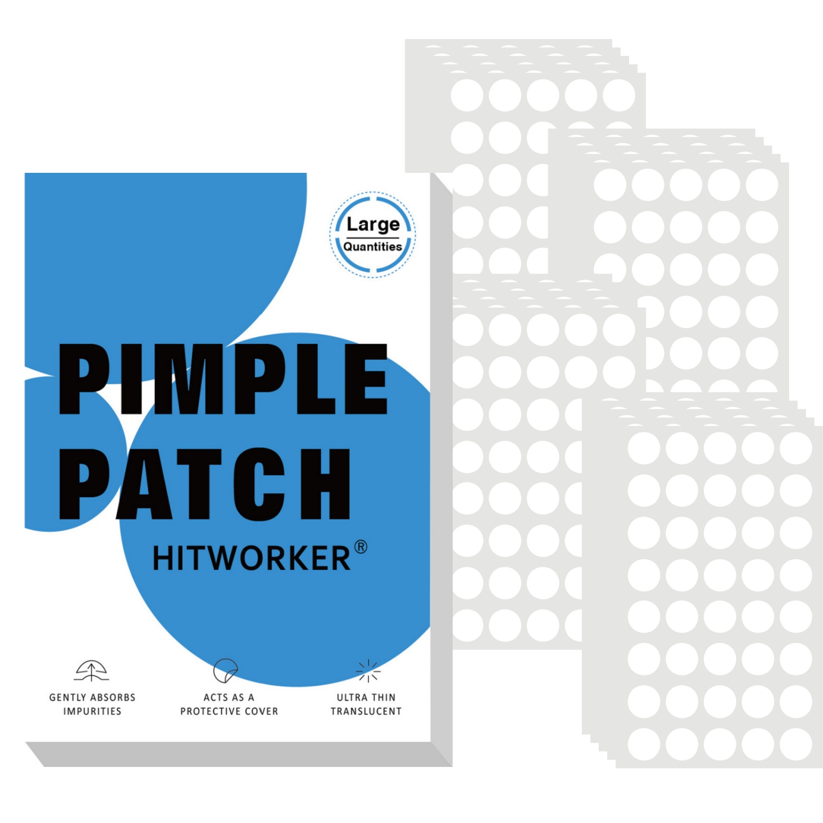 Skincare You - 800Pcs Hydrocolloid Acne Pimple Patches, Invisible