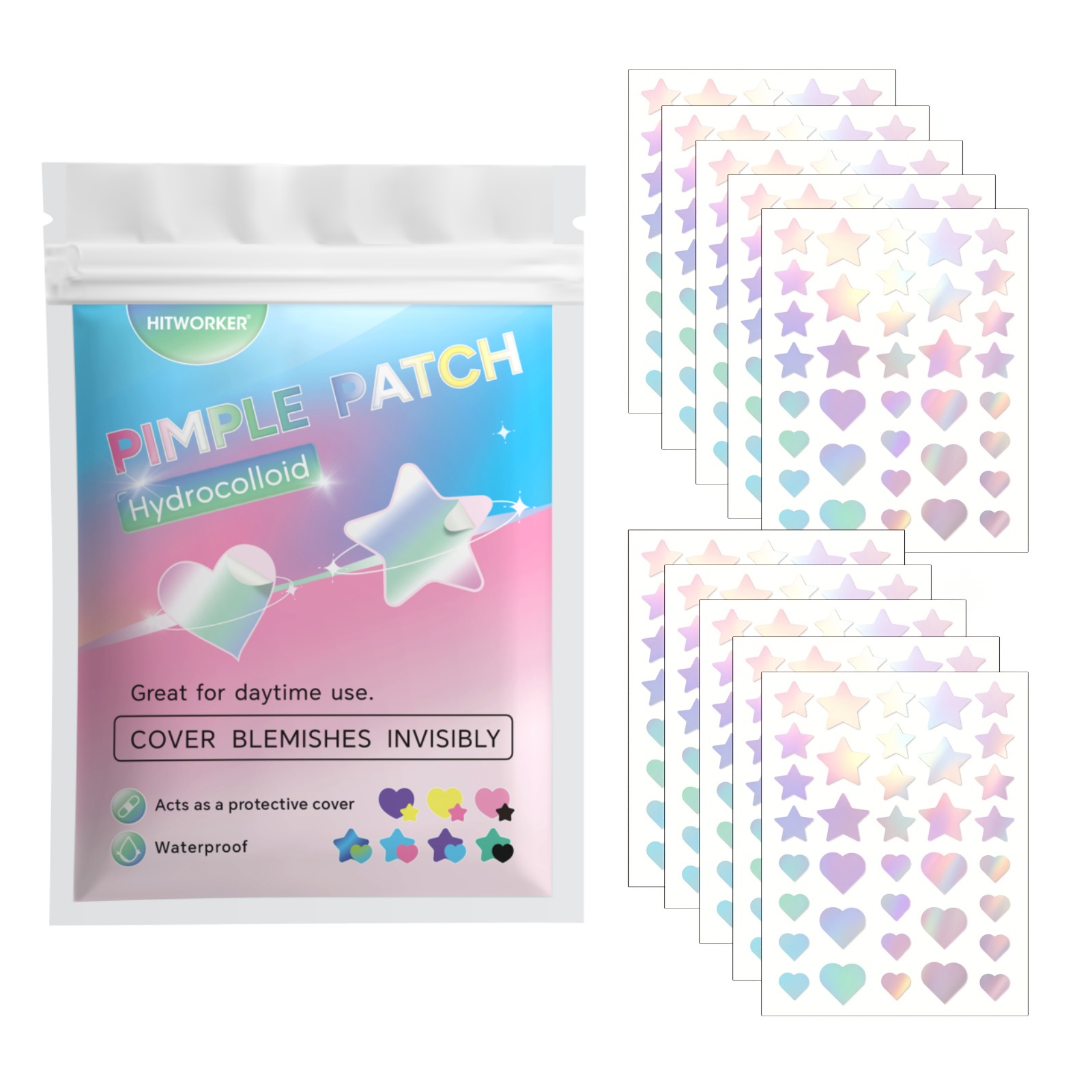 360pcs Colorful Acne Patches – - Skincare You 评论和价格