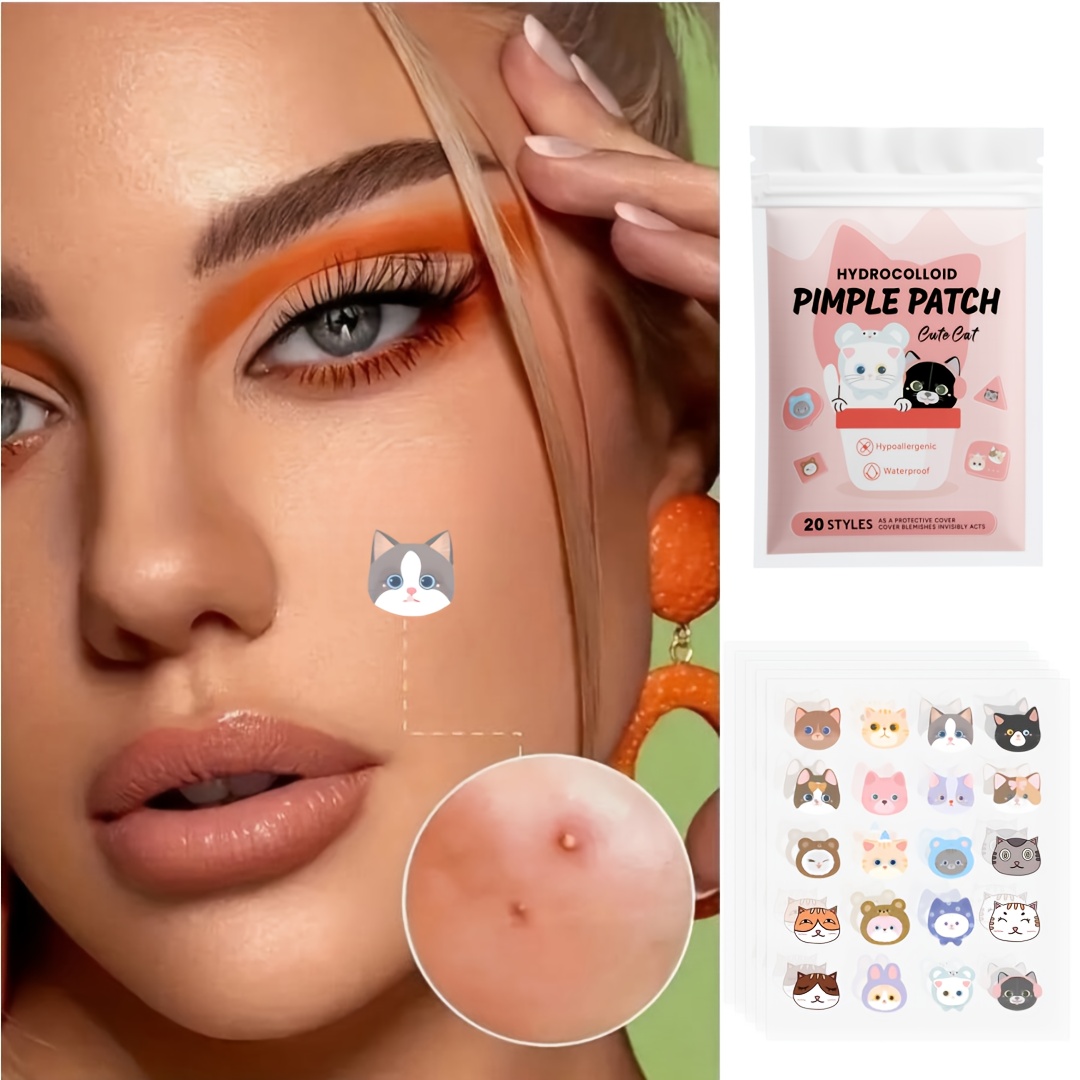 100pieces cute cat Pimple patc - Skincare You 评论和价格