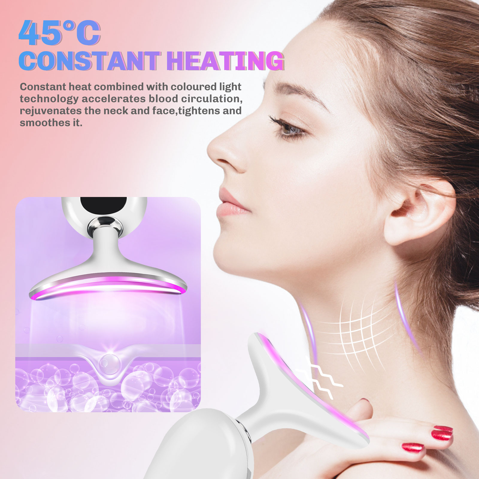 Microcurrent Neck Face Massage - Skincare Glowing 评论和价格