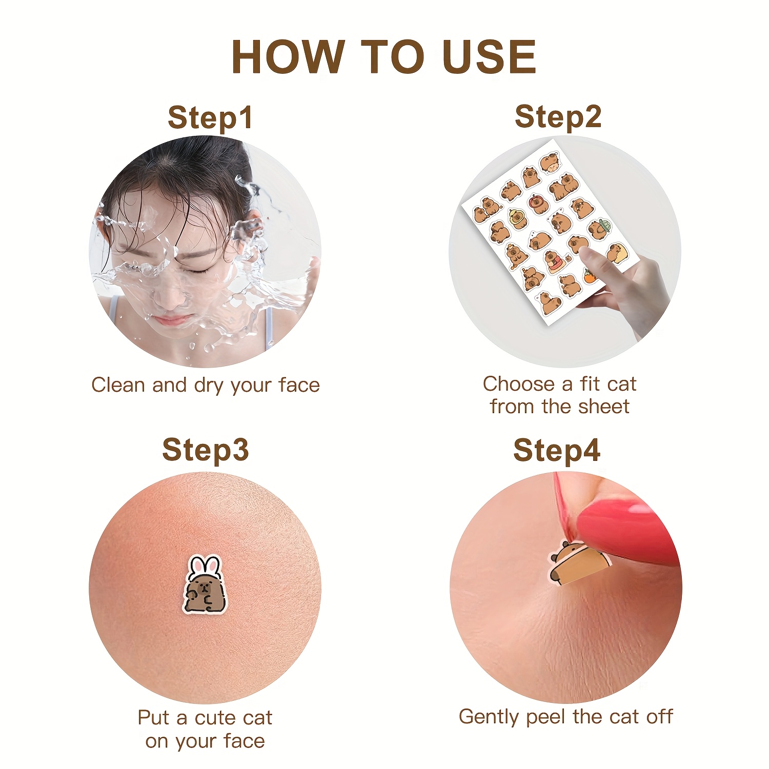 Capybara Shaped Pimple Patches - Skincare You 评论和价格