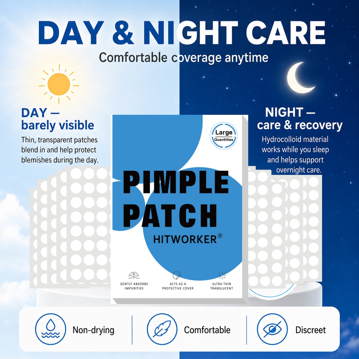 800Pcs Hydrocolloid Acne Pimpl - Skincare You 评论和价格